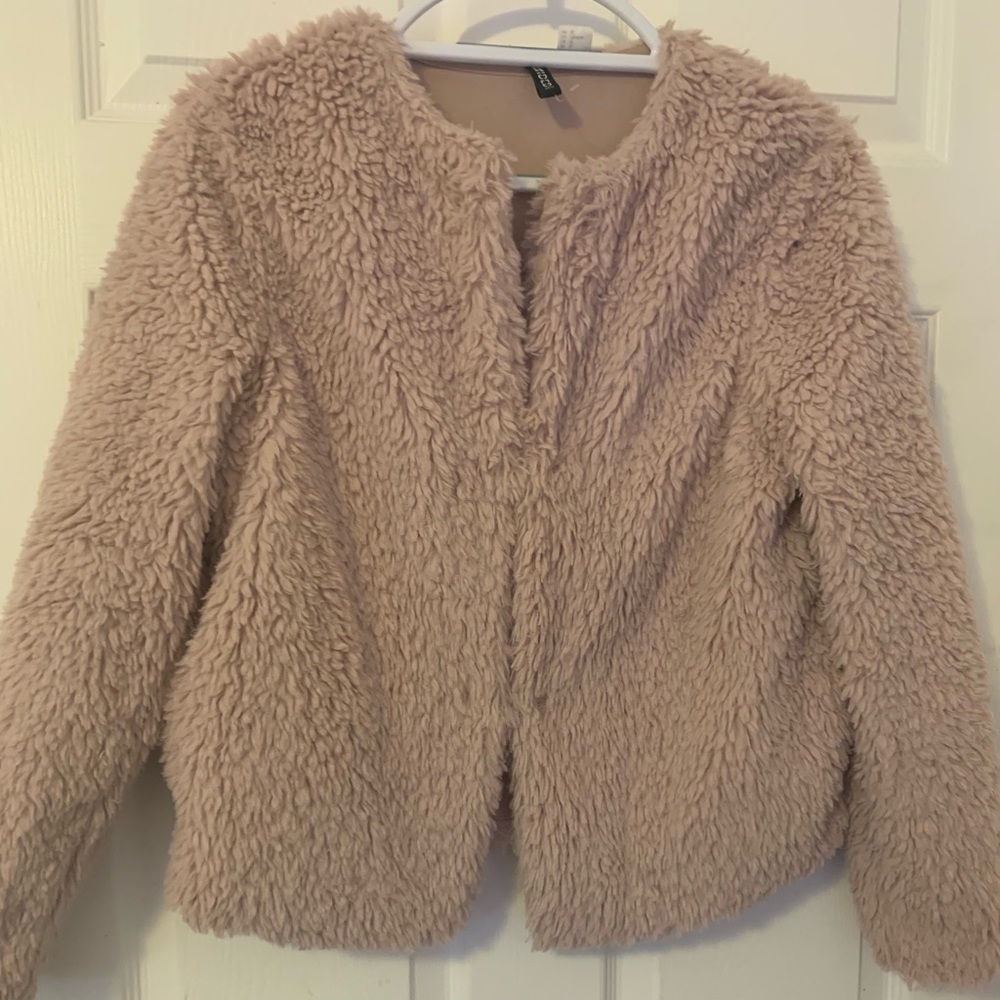 Faux fur jacket